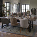 Louise Dining Chair, mouliné linen, fabulous flax - Betten Ritter Living