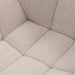 Carnaby Dining Armchair Turning Leg, mouliné linen, fabulous flax - Betten Ritter Living