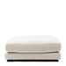 Stephen Footstool, rich tweed, antique white - Betten Ritter Living