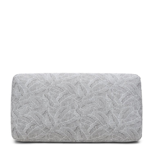 Verona Outdoor Backcushion, hemp botanic ridge/sunbrella solid stone - Betten Ritter Living