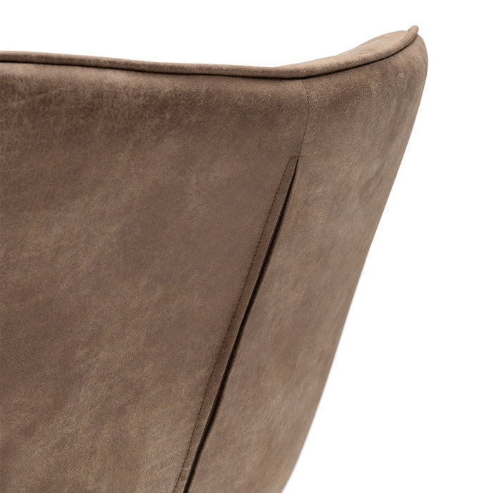 Carnaby Dining Armchair Turn Leg Pellini Camel - Betten Ritter Living