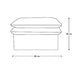 Hocker Continental, velvet - Betten Ritter Living