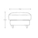 Hocker Kendall 70x70, velvet - Betten Ritter Living